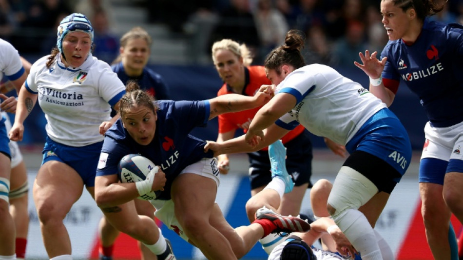 Mondial féminin de rugby: "J'espère qu'on va élever notre curseur", affirme le pilier des Bleues Assia Khalfaoui
