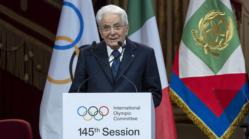 Mattarella, valori olimpici ispirino relazioni fra Paesi