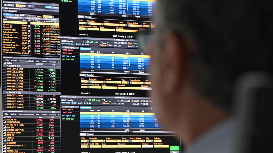 Borsa: l'Europa conferma rosso con Wall Street, il brent a 108 dollari