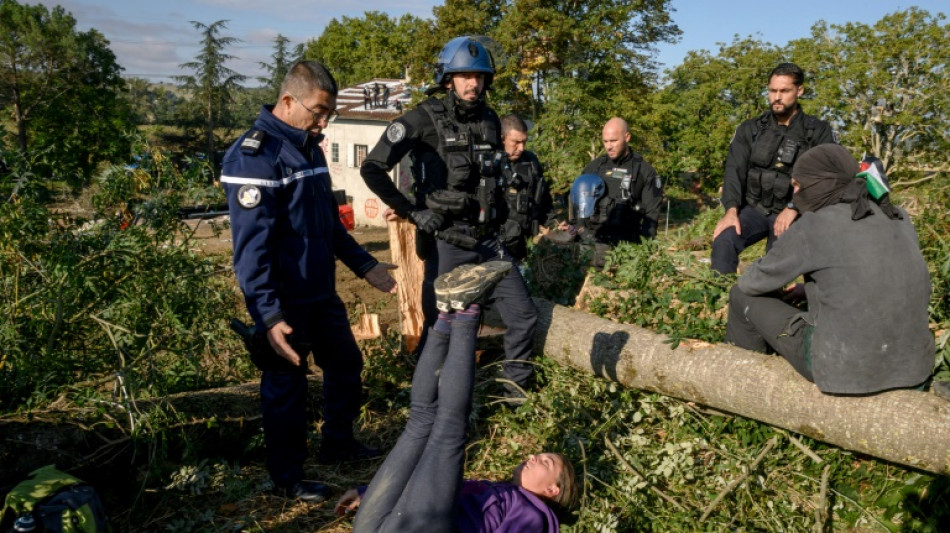 A69: les "&eacute;cureuils" d&eacute;croch&eacute;s un par un sur le dernier bastion d'opposants