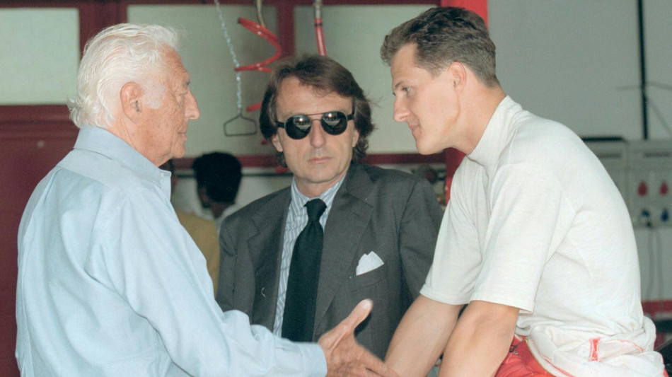 Montezemolo, emozionante la Ferrari a Monza con i colori di Schumacher