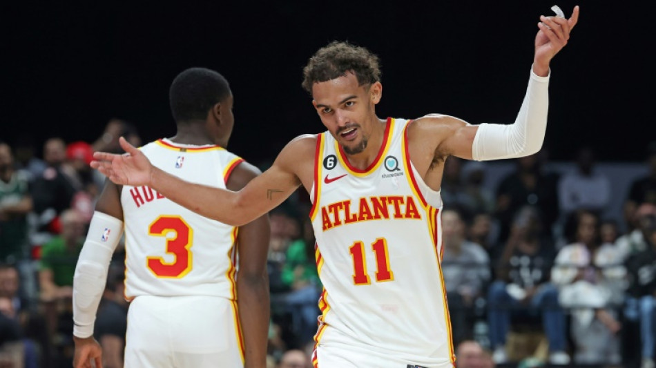 Young top scores as Hawks sweep Bucks in Abu Dhabi
