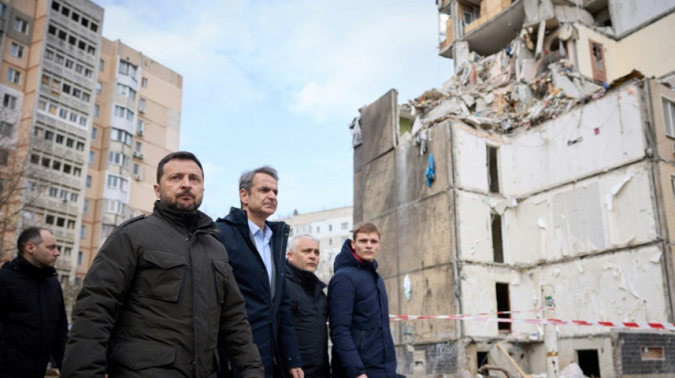 Ukraine hits behind frontlines as Odesa blasts rock Greek PM visit