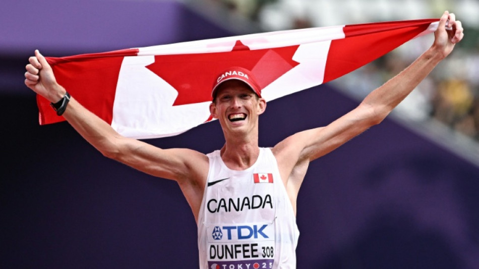 Athlétisme: les marcheurs Evan Dunfee et Maria Perez premiers champions des Mondiaux de Tokyo