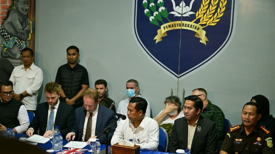 UK grandmother on Indonesia death row flies home