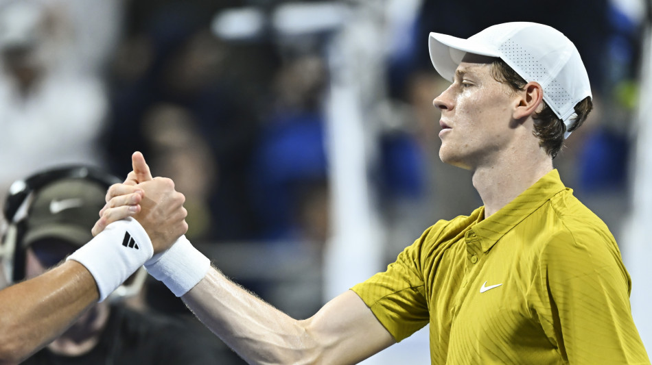 Tennis: Indian Wells, avversario di Sinner &egrave; il ceco Svrcina