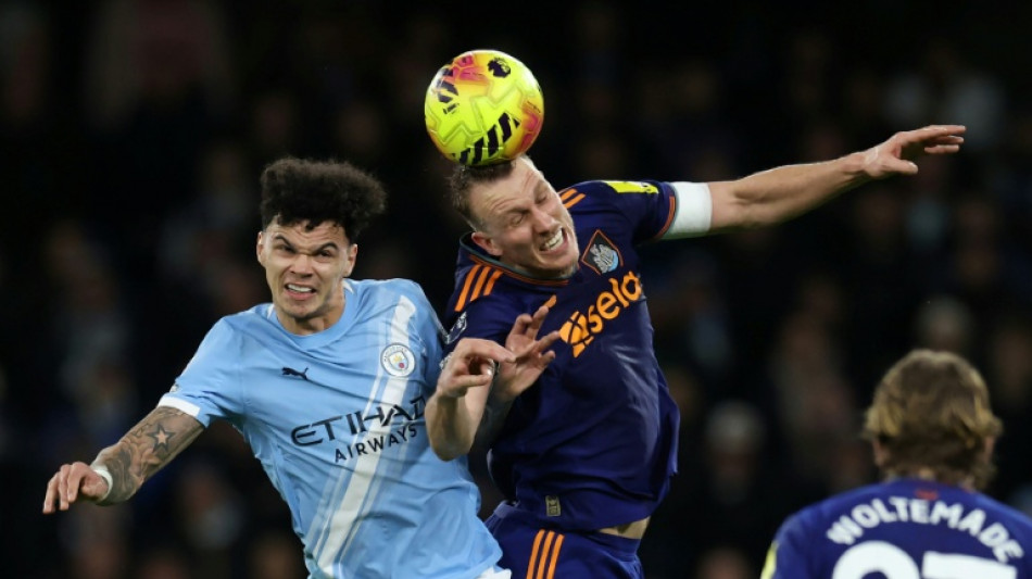 Man City close gap on Arsenal after O'Reilly sinks Newcastle