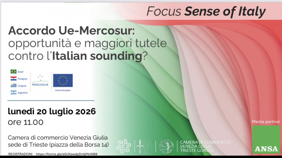Ue-Mercosur, focus su opportunit&agrave; e tutele per i marchi italiani