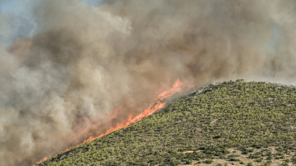 Gr&egrave;ce: incendies de for&ecirc;t pr&egrave;s d'Ath&egrave;nes, &eacute;vacuations et routes ferm&eacute;es 