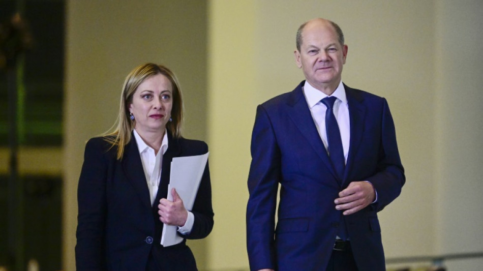 Meloni spricht sich in Berlin f&uuml;r flexiblere Verwendung von EU-Geldern aus