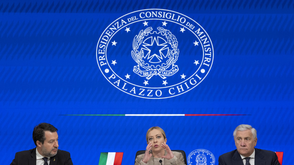 Vertice a Palazzo Chigi nel pomeriggio con Meloni, Salvini e Tajani