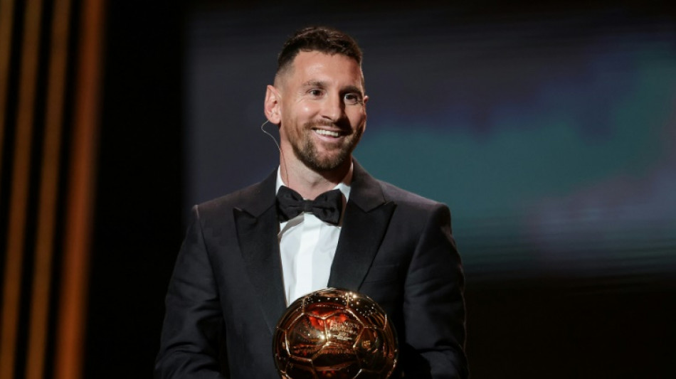 Messi wins Ballon d'Or for eighth time