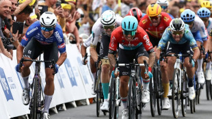 Falls mar Tour de France stage finale as Philipsen wins again
