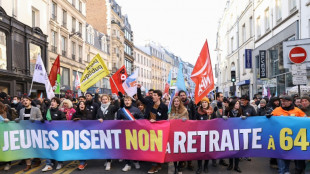 Zweiter gro&szlig;er Protesttag gegen umstrittene Rentenreform in Frankreich