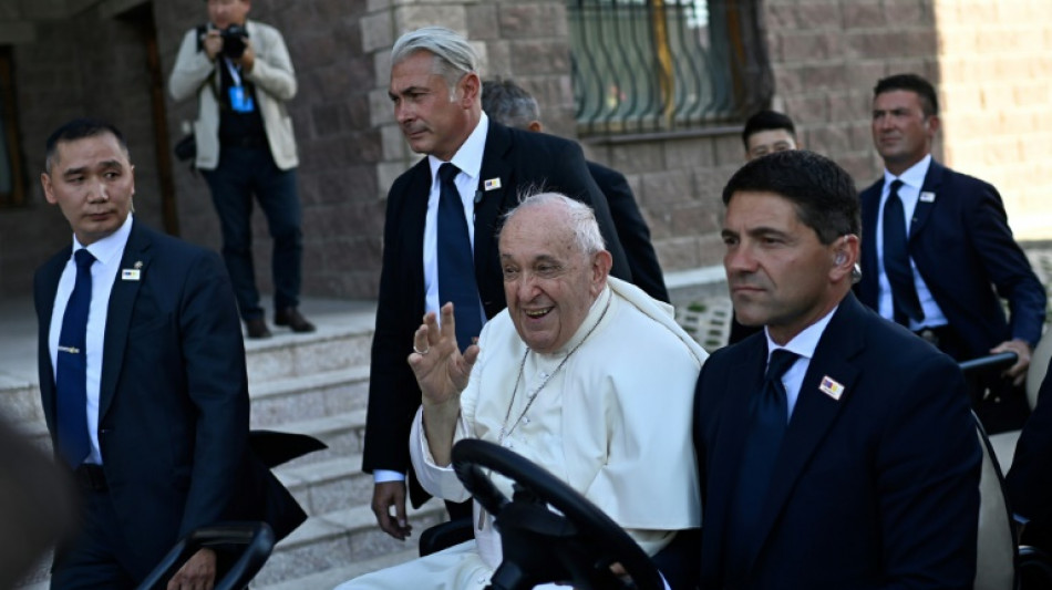 Le pape r&eacute;unit diff&eacute;rents leaders religieux pour son dernier jour en Mongolie