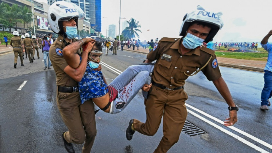 Sri Lanka: couvre-feu &agrave; Colombo apr&egrave;s des heurts qui ont fait 20 bless&eacute;s