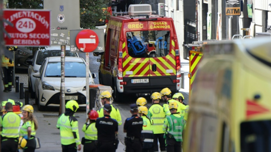 "Plusieurs" disparus après l'effondrement partiel d'un immeuble en travaux à Madrid