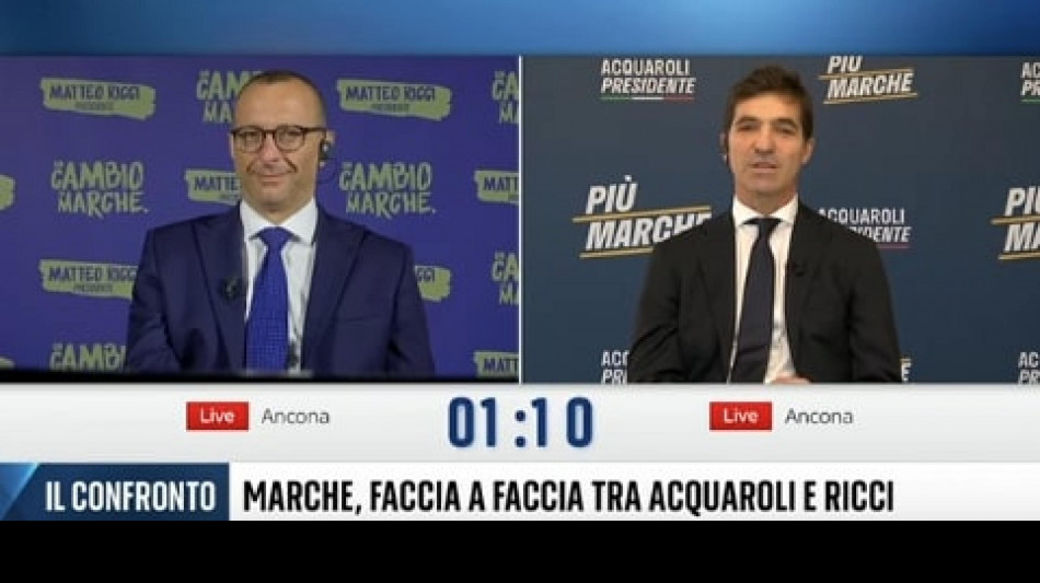 Acquaroli 'Marche di nuovo competitive, scegliere la continuit&agrave;'