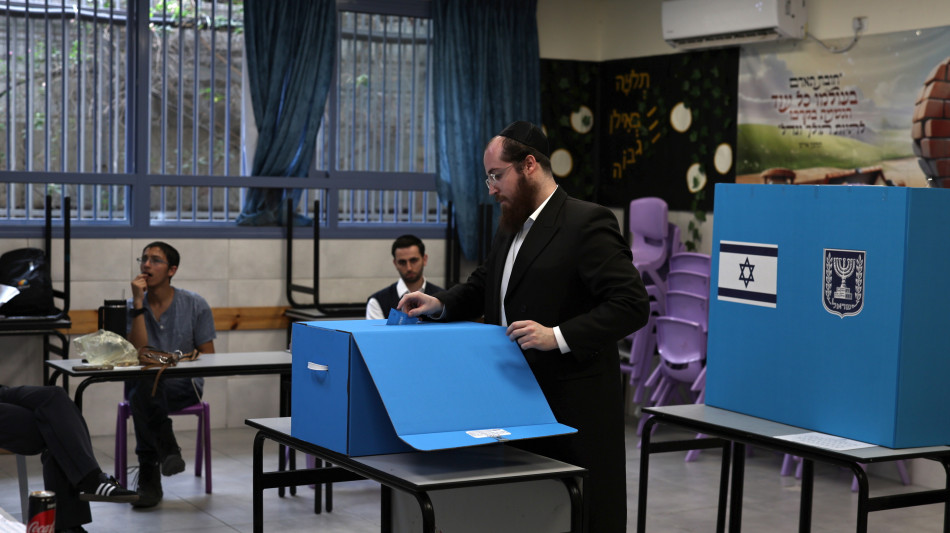 Israele, alle 18 affluenza al 66,7%, 9 punti in pi&ugrave; del 2022