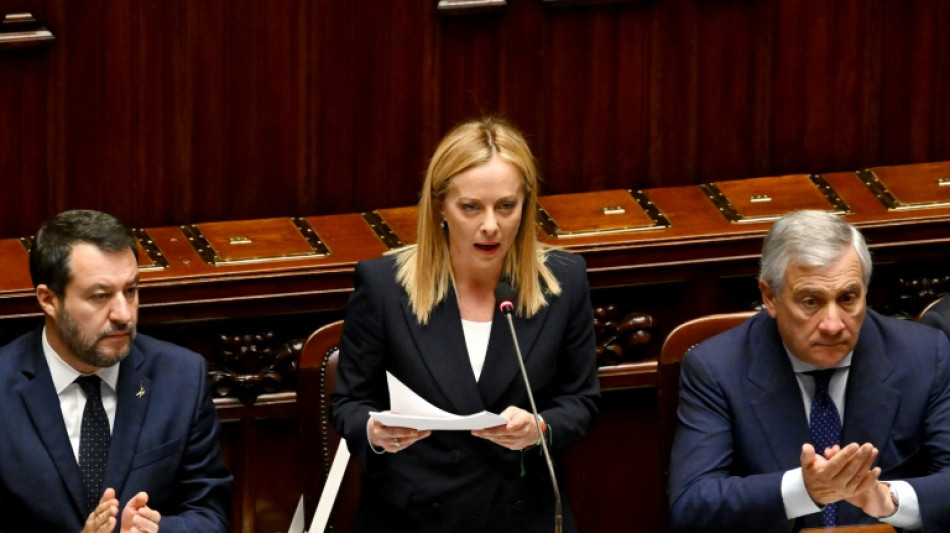 La post-fasciste Meloni ancre fermement l'Italie &agrave; l'UE et &agrave; l'Otan