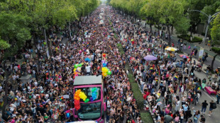 Multitudinaria marcha por los derechos LGBT en Ciudad de M&eacute;xico