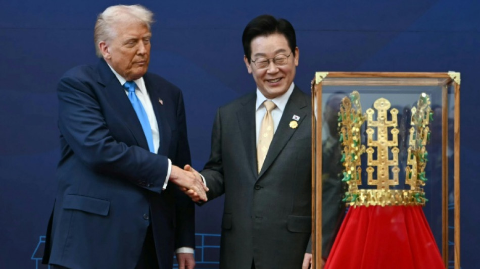 South Korea gifts Trump replica of ancient golden crown