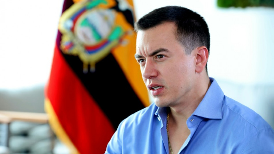Equateur: contre les gangs, Noboa affirme que la mani&egrave;re forte fonctionne