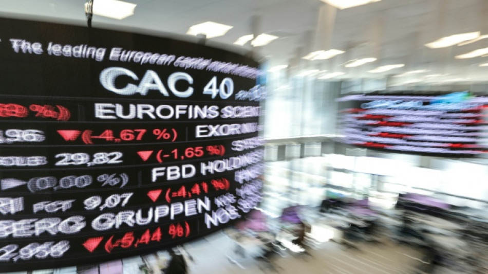 La Bourse de Paris recule face aux incertitudes budgétaires aux Etats-Unis