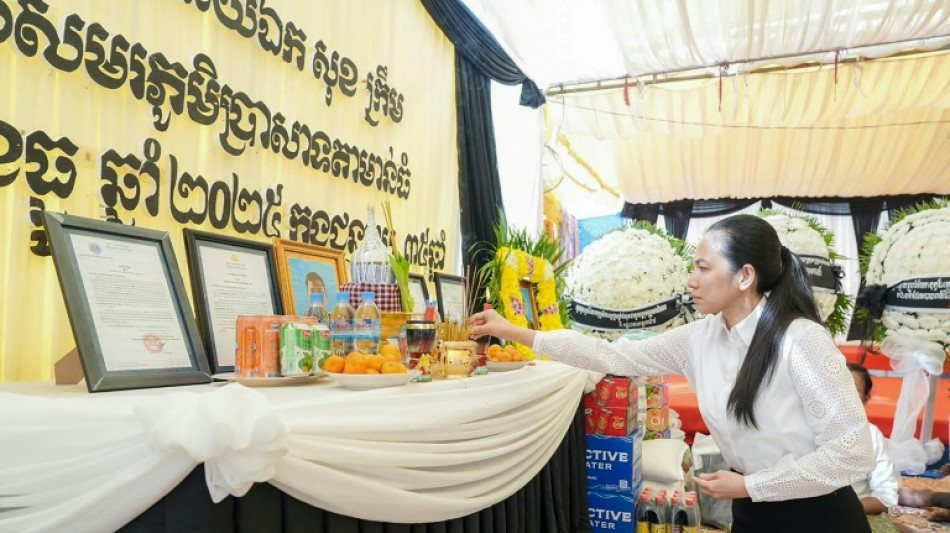 Cambodian PM's wife attends funerals of soldiers killed in Thai border clashes