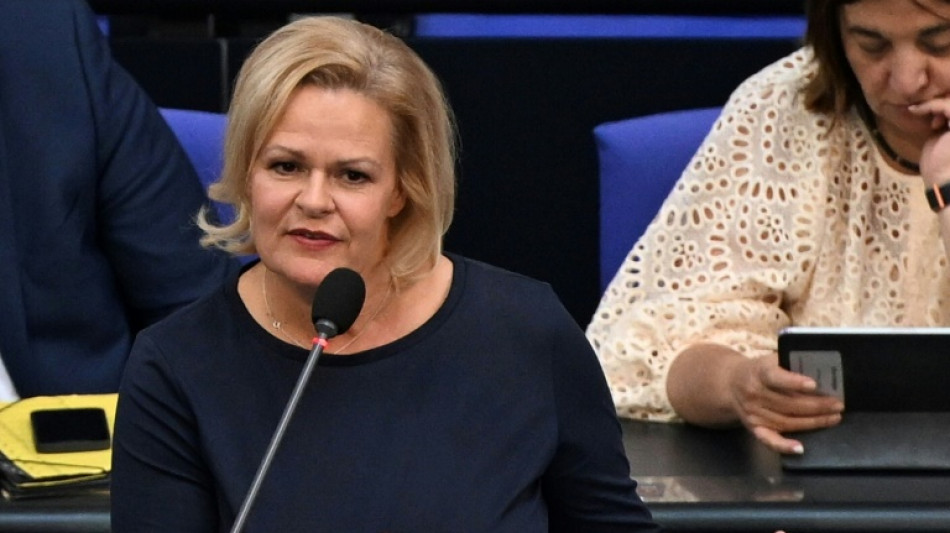 Migrationsdebatte: Faeser wirft Union Wahlkampf auf R&uuml;cken der Gefl&uuml;chteten vor