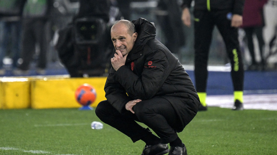 Allegri: "Con la Roma pari importante per l'obiettivo finale"