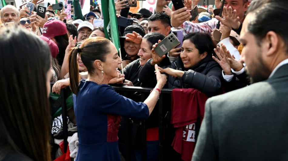 Dezenas de milhares se reúnem na Cidade do México em apoio a Sheinbaum