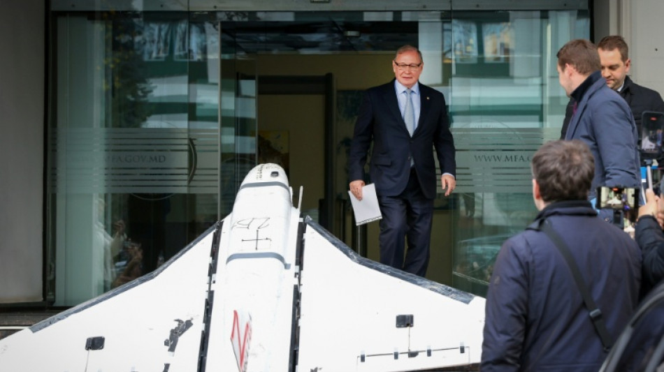 Moldova displays Russian drone, summons envoy over 'unacceptable' crash