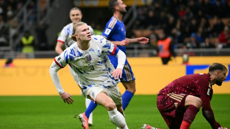 Haaland's Norway thump Italy to qualify for first World Cup since 1998