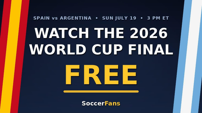 Where can you watch the World Cup final for free? TV channels and live stream options