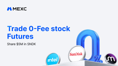 MEXC Launches 0-Fee Stock Futures Campaign With $5,000,000 SNDK Prize Pool