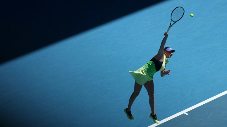 Anisimova grinds down Siniakova in 'crazy' Australian Open clash