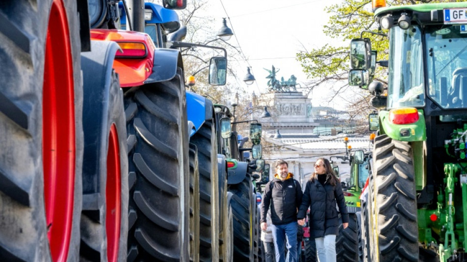 300 tracteurs dans les rues de Vienne pour r&eacute;clamer l'&eacute;tiquetage de l'origine des produits