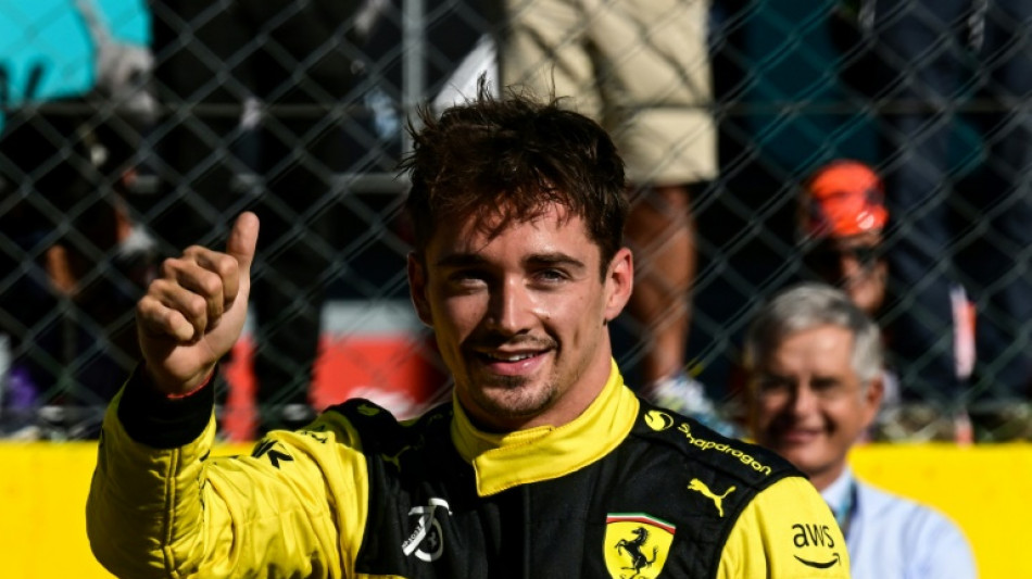 Ferrari's Leclerc claims pole at Monza 
