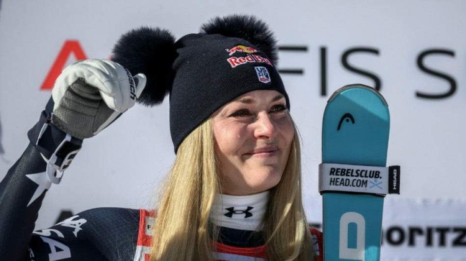 Ski: étincelante à St-Moritz, Vonn renoue avec la victoire sept ans plus tard