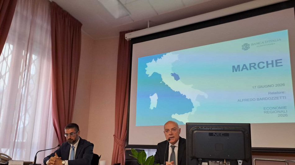 Bankitalia, Pil Marche +0,5% nel 2025, quadro geopolitico frena l'economia