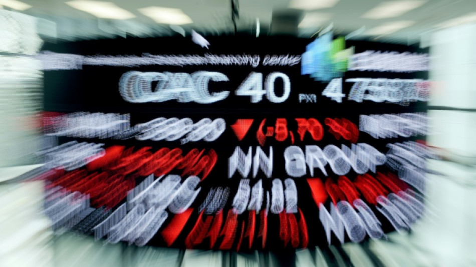 Les Bourses europ&eacute;ennes finissent en repli: Paris (-1,43%), Francfort (-1,29%), Londres (+0,10%) 