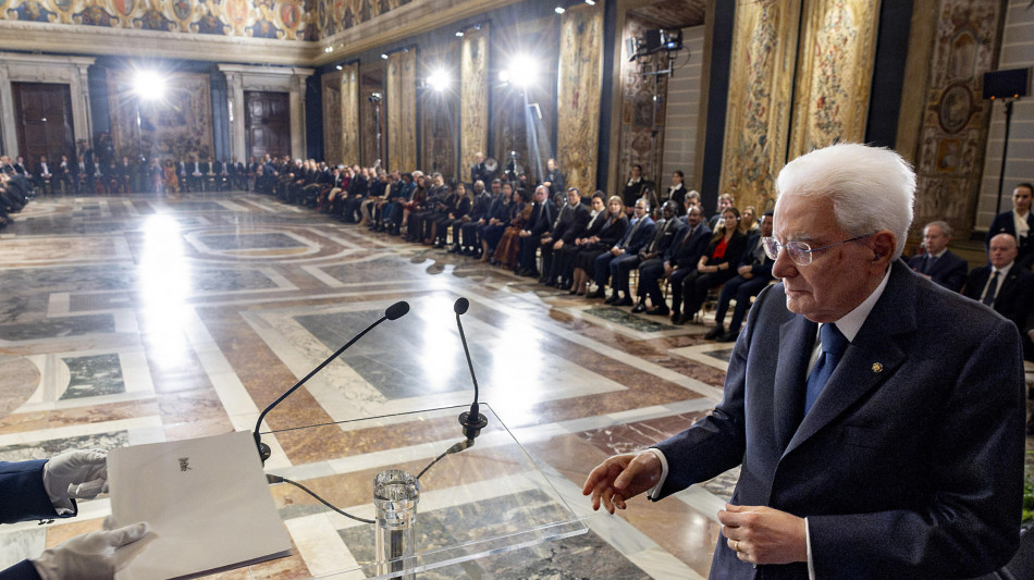 Mattarella,forze politiche hanno loro priorit&agrave;,ma su grandi temi lavorino insieme